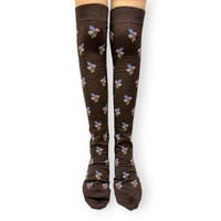 Small bouquet knee high socks/babaco