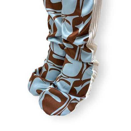 GEOMETRIC STRIPE TULLE SOCKS/ FAKUI