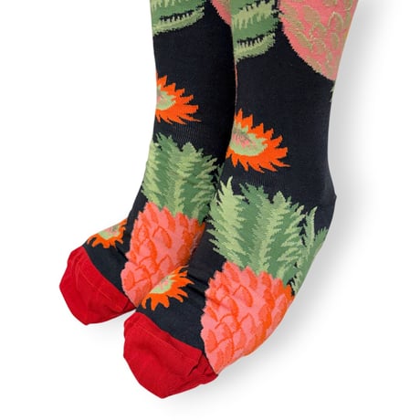 Black Pineapple Socks  /Bonne Maison