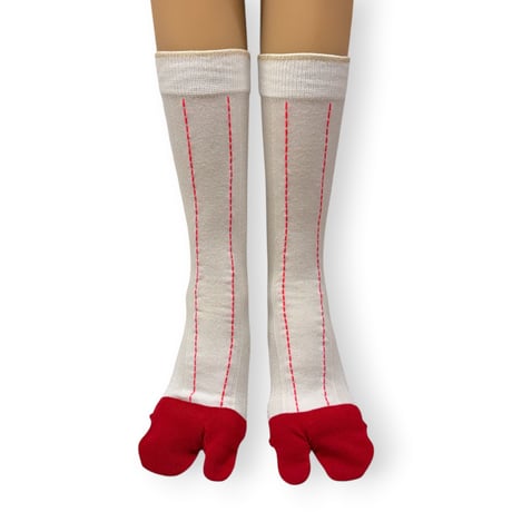 LACE PATTERN TABI SOCKS/TRICOTÉ