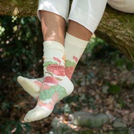 Fruits Socks 25cm～27cm/Bonne Maison