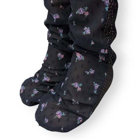 FLOWER DOT×LACE SOCKS/ FAKUI