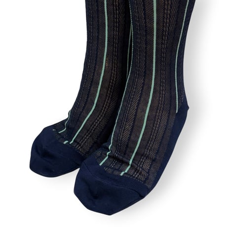 STRIPE SHEER MESH SOCKS/TRICOTÉ