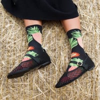 Black Pineapple Socks  /Bonne Maison