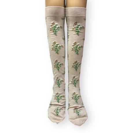 FLORAL H SOCKS/babaco
