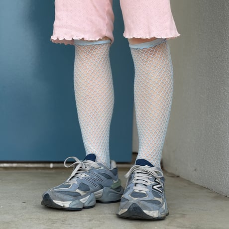 FISH NET KNEE HIGH SOCKS/babaco