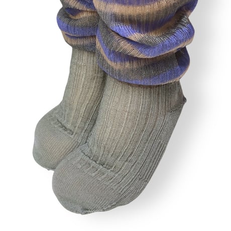 SHEER BORDER LOOSE SOCKS/TRICOTÉ