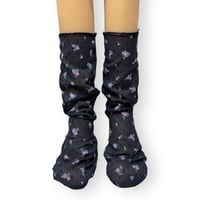 FLOWER DOT×LACE SOCKS/ FAKUI