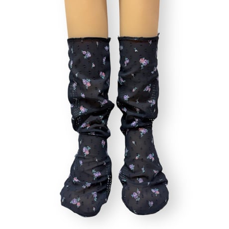 FLOWER DOT×LACE SOCKS/ FAKUI
