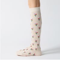 Small bouquet knee high socks/babaco