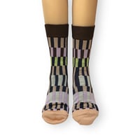 RANDOM PLAID PATTERN PATCH /TRICOTÉ