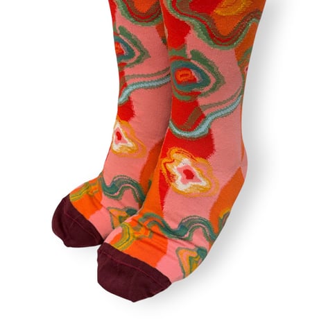 Abstract Multico Socks  /Bonne Maison