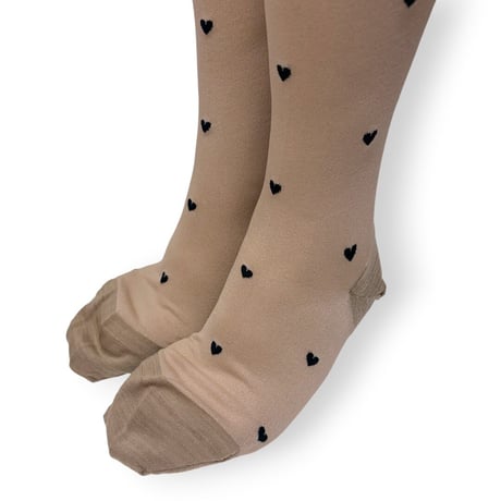 Heart dot sheer kh socks/babaco