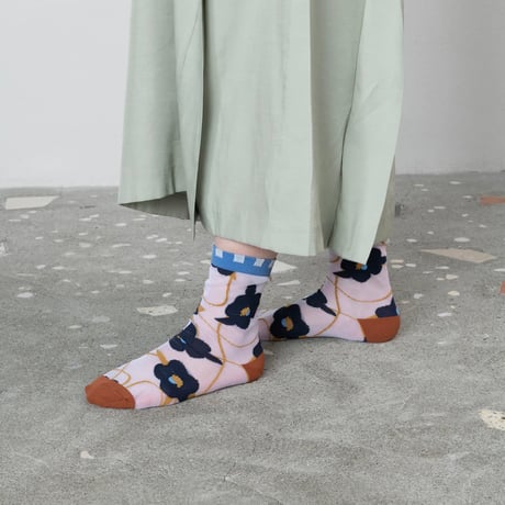 CAMELLIA SOCKS/TRICOTÉ