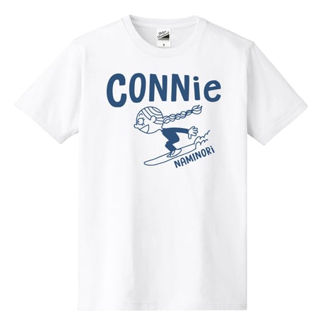 【波乗りコニー】Connie Surf Tee [White] #C001