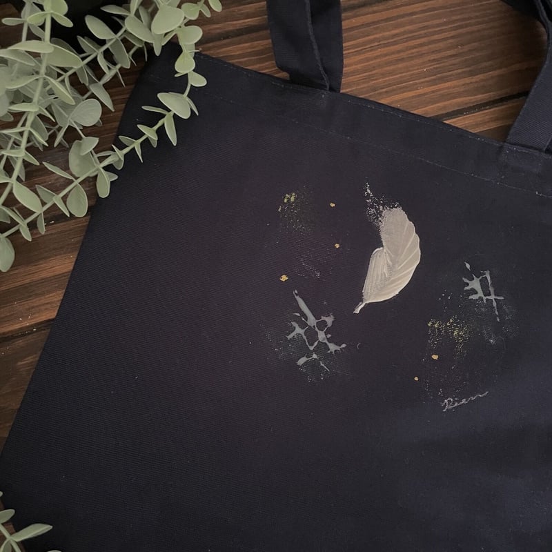 スチャダラパー キャンバストート ネイビー ぶぎばくべいびー E