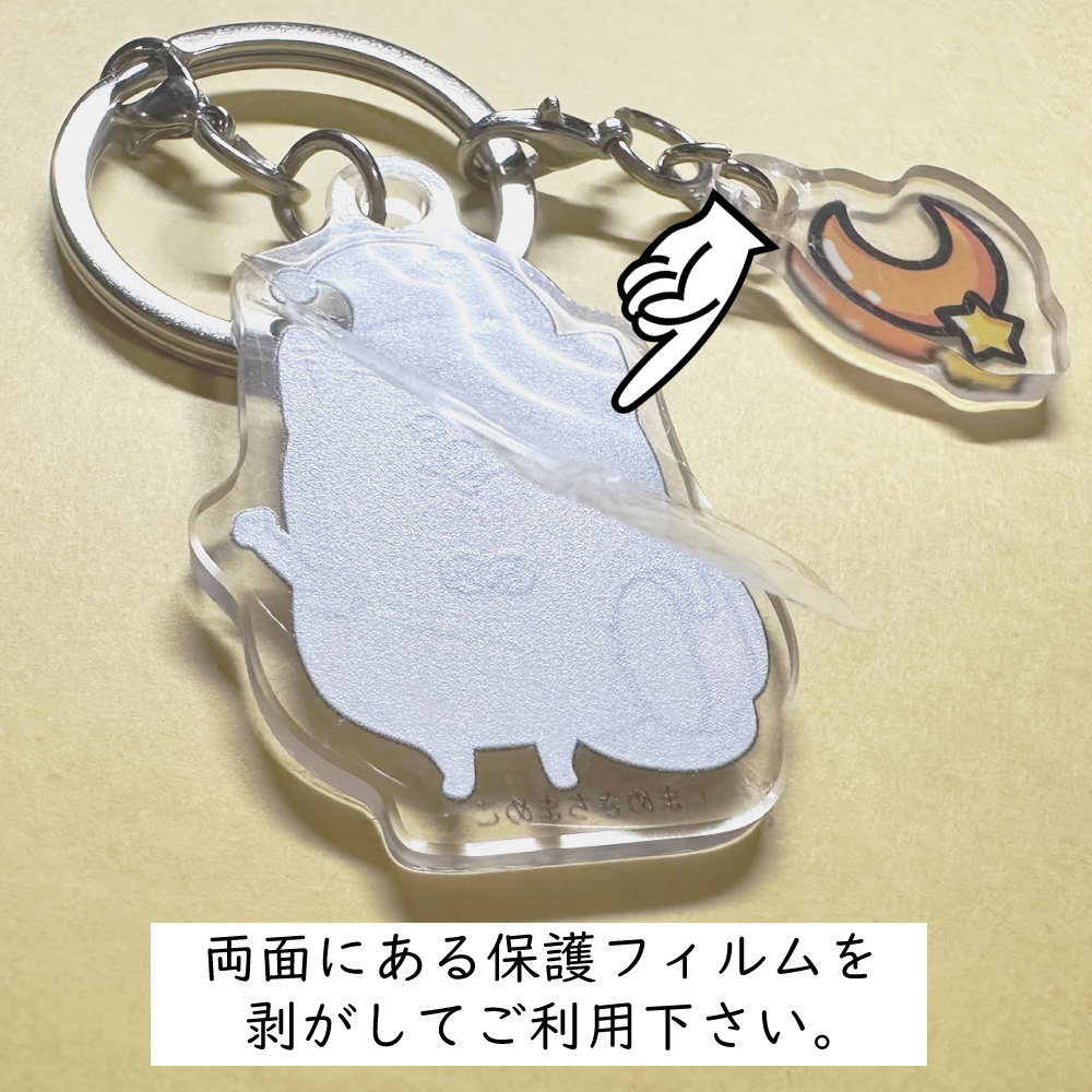2連チャームキーホルダー：わいるどきゃっつ | まめShop