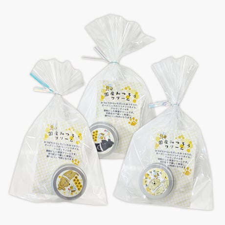 【盲導犬応援ラベル】国産みつろうクリーム　15g