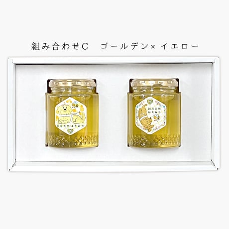 【盲導犬応援ラベル】国産純粋はちみつ　300g×2個（贈答用箱入り）