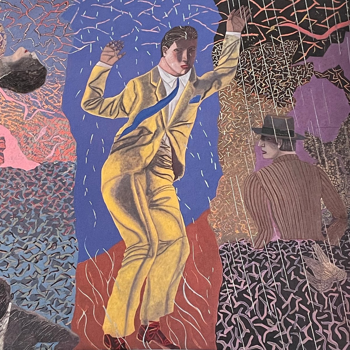 林敬二、【光る樹の中の二つの肖像】、希少な画集画、新品高級額 林敬二、【光る樹の中の二つの肖像】、希少な画集画、新品高級