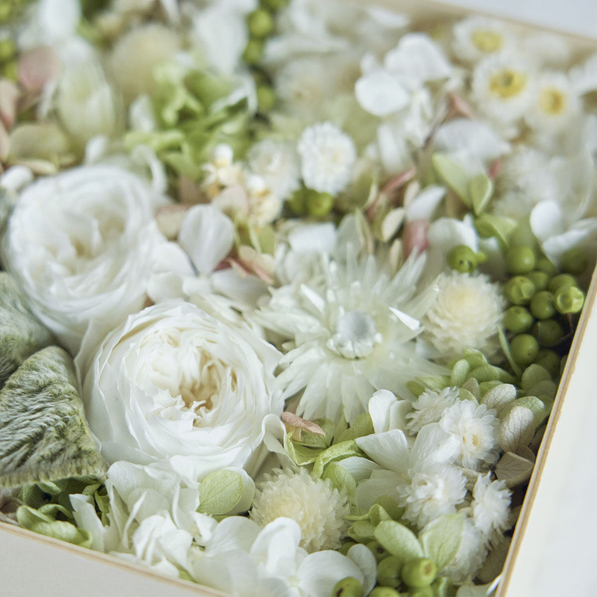 bonheur様 Boite de bonheur [ 幸せのボックス ]（ホワイト） | kusakanmuri