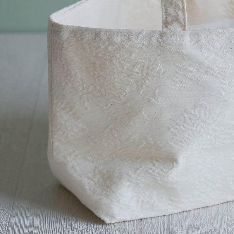Jacquard Works》トートバッグ・横型(フラワーバッグ Jacquard Works》トートバッグ・横型(フラワーバッグ