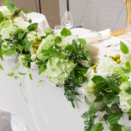 メインテーブル装花  ※東京23区内のみお届け