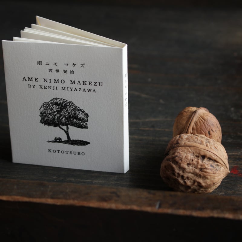 Ame ni mo Makezu soft cover 『雨ニモ負ケズ』フランス装 | Miy