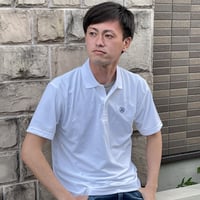 ggマークドライカノコポロシャツ(白)