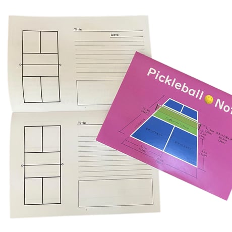 Pickleball Note（1ページ1面）