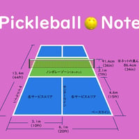 Pickleball Note（1ページ1面）