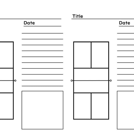 Pickleball Note（1ページ2面）