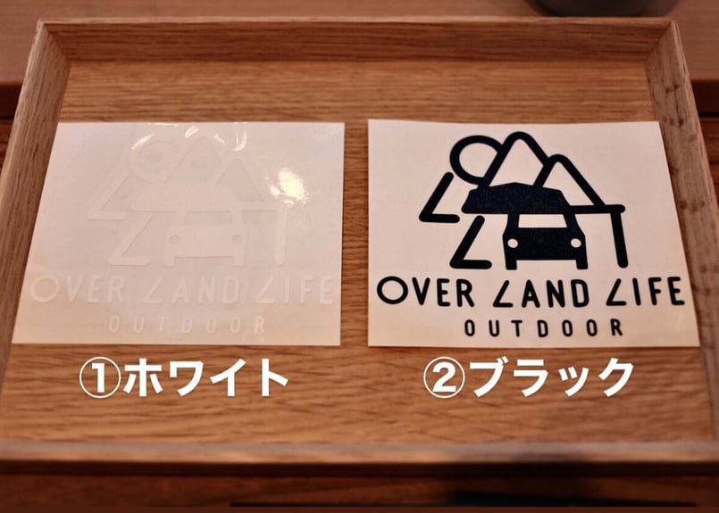 カッティングシート　オーダー OVER LAND LIFE（オーバーランドライフ）オリジナルカッティングシート
