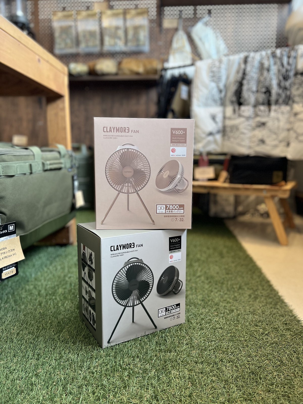 【美品】CLAYMORE V600+&fanstorage&自由雲台セット CLAYMORE クレイモア｜アウトドア・防災用LEDランタン
