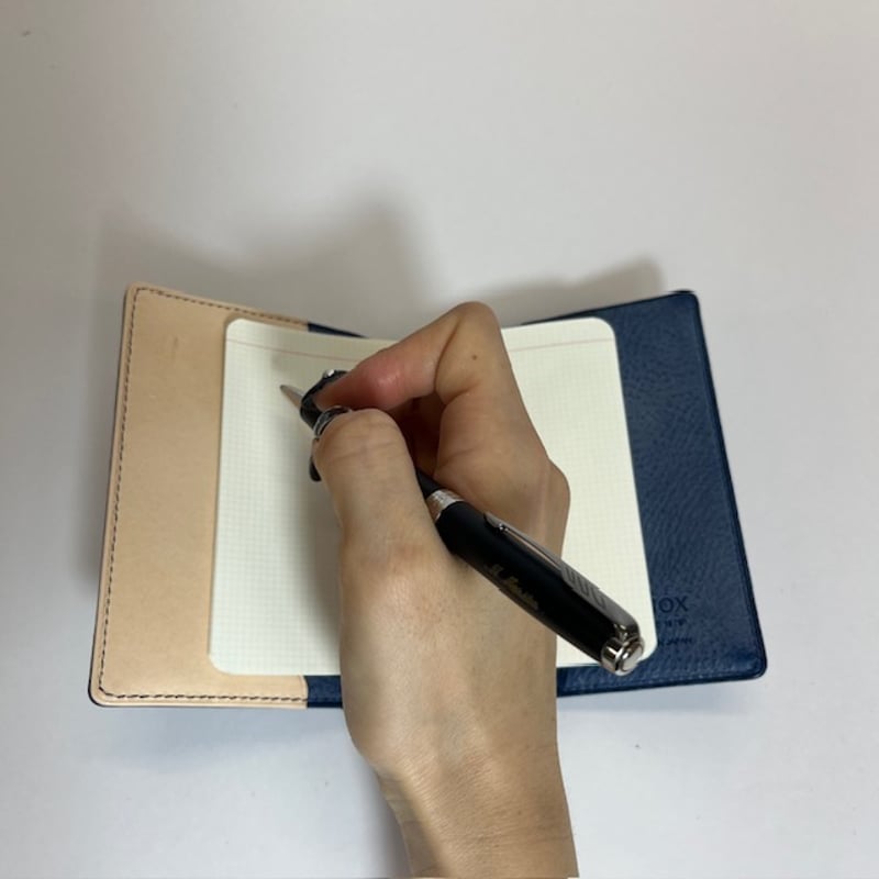 KNOX】N/PEARCE /エヌピアス（ブルー×ナチュラル）システム手帳 ミニ5