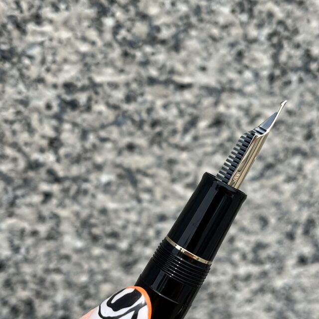 美品 sailor pen セーラー万年筆 特殊ペン先 長刀研ぎ 21金 MF original