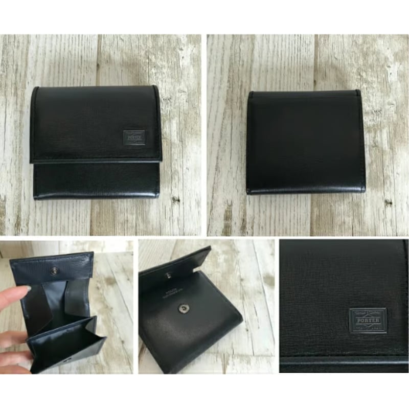 新品　PORTER コインケース　ブラック　プリュム　財布　L字ファスナー 新品 PORTER コインケース ブラック プリュム 財布 L字ファスナー