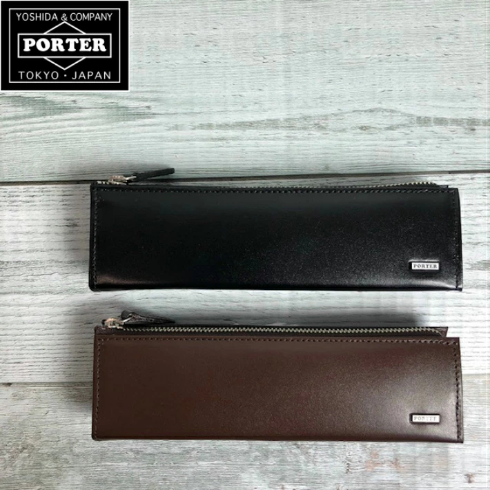 PORTER 吉田カバン ペンケース ブラウン PORTER】SHEEN/シーン ペンケース〈吉田カバン正規取扱店〉 | ぶん