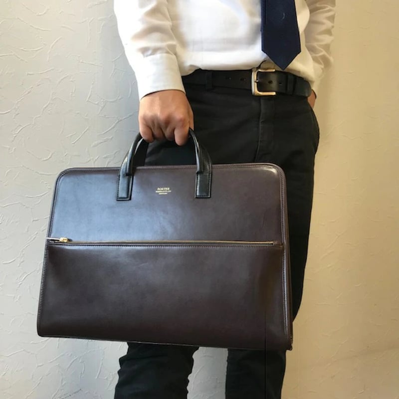 吉田カバン・ポーター・クラーク・Ｌサイズ・ブラック PORTER】CLERK/クラーク ブリーフケース〈吉田カバン正規取扱店