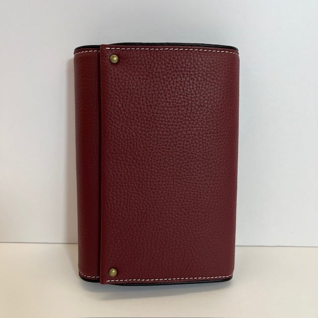 KNOX45周年システム手帳包み込む葡萄茶 - システム手帳