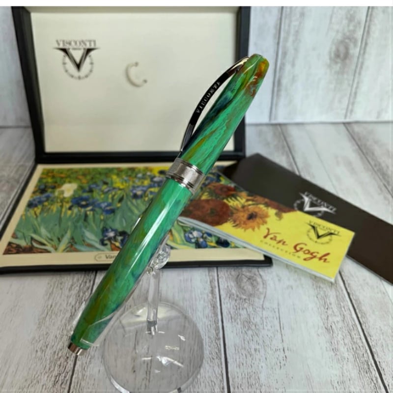 VISCONTI ボールペン ヴァンゴッホ　アイリス ライトグリーン　新品未使用 VISCONTI ボールペン ヴァンゴッホ アイリス ライトグリーン 新品未