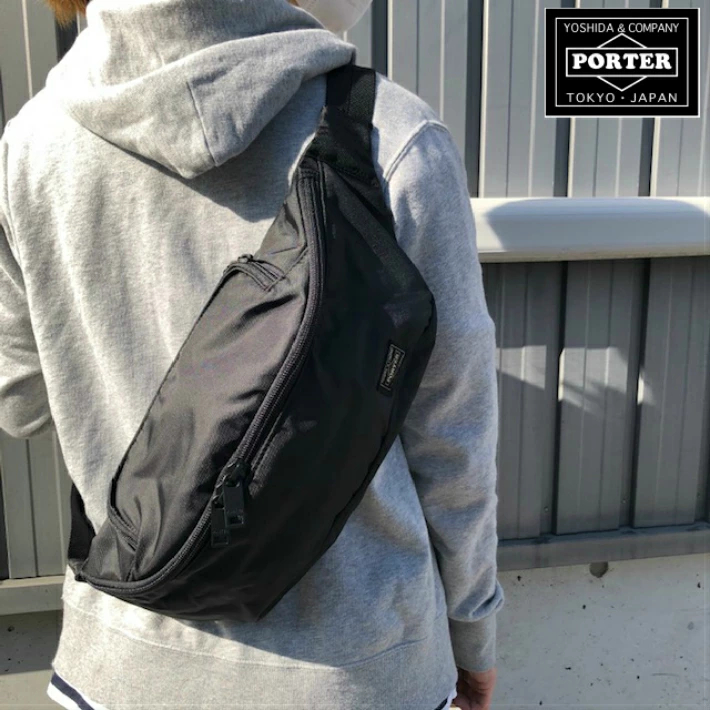 PORTER】FLASH/フラッシュ ウエストバッグ(L)〈吉田カバン正規