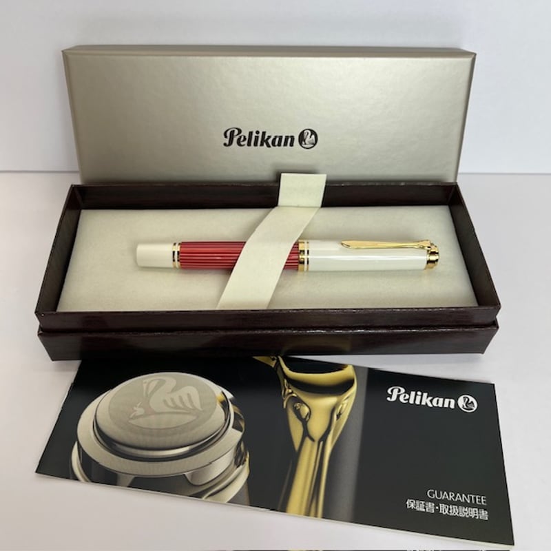 ペリカン スーベレーン レッドホワイト 限定万年筆 Pelikan Souveran