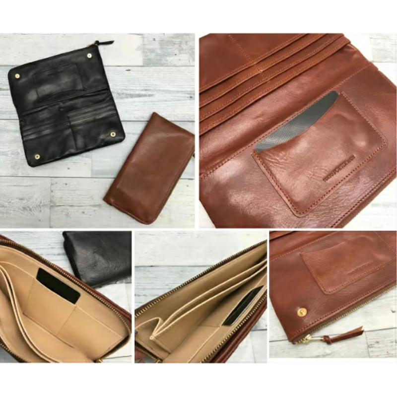 【良品】ポーター PORTER 吉田カバン 財布 SOAK ソーク ブラウン 茶 SOAK（PORTER） ポーター ソーク ロングウォレット 101-06001