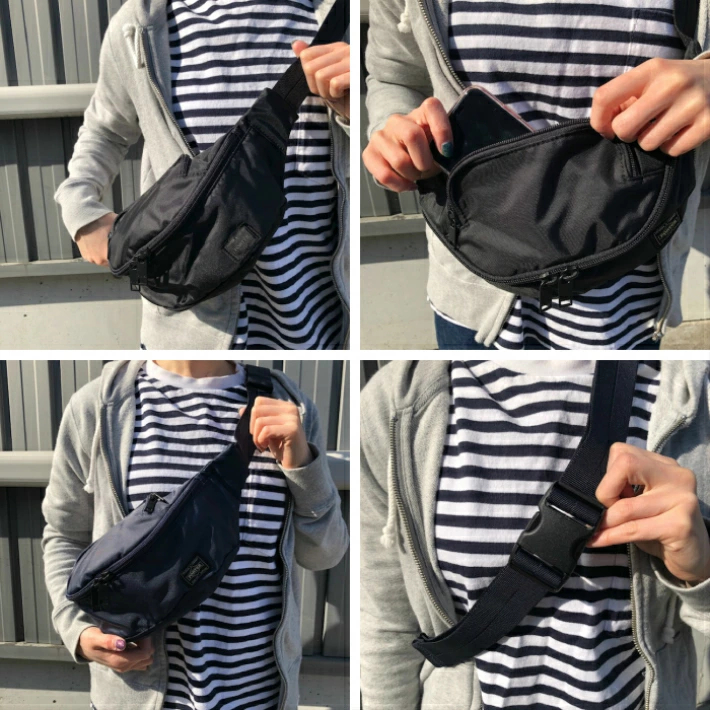 PORTER】FLASH/フラッシュ ウエストバッグ(S)〈吉田カバン正規取扱店