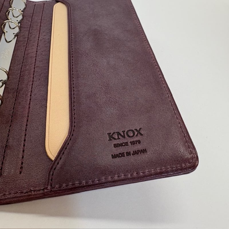 KNOX】N/PEARCE /エヌピアス（すもも×ナチュラル）システム手帳 ナロー 