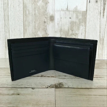 안나様✨付属品付き新品✨ポータープリュム　二つ折り財布ロゴプレートダークネイビー fit=scale-down,w=1200
