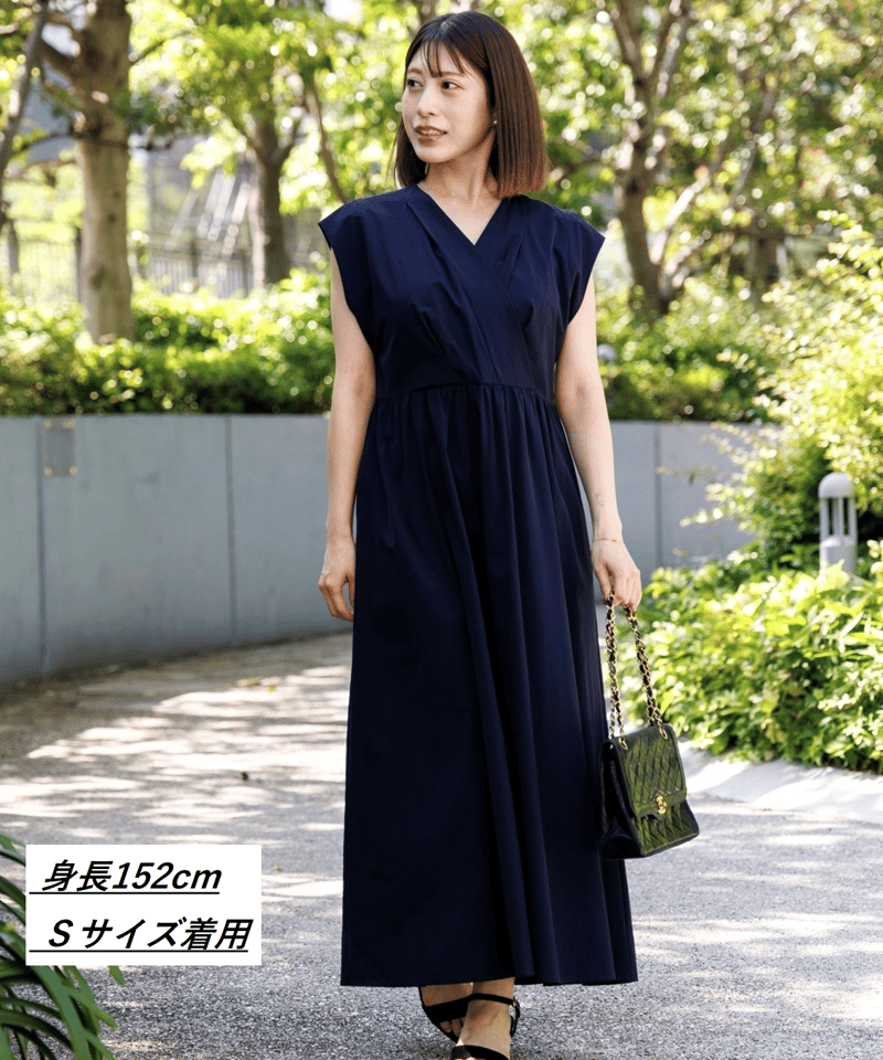 洗える・シワになりにくい・吸水速乾】カシュクールワンピース | HELLO