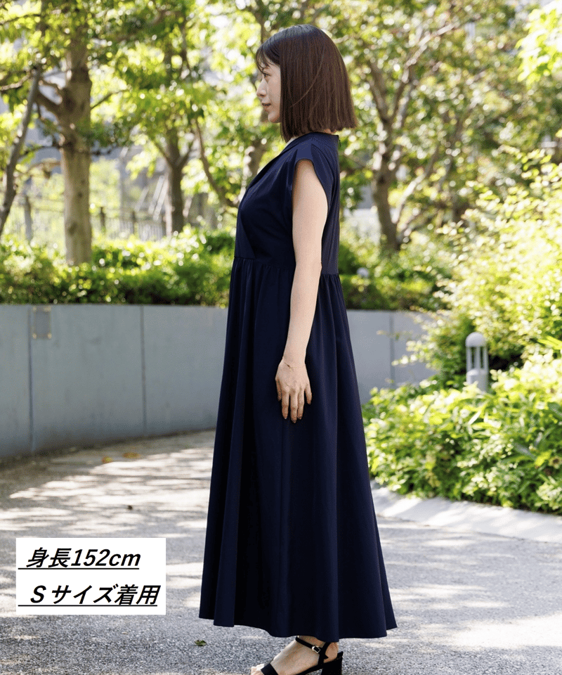 洗える・シワになりにくい・吸水速乾】カシュクールワンピース | HELLO