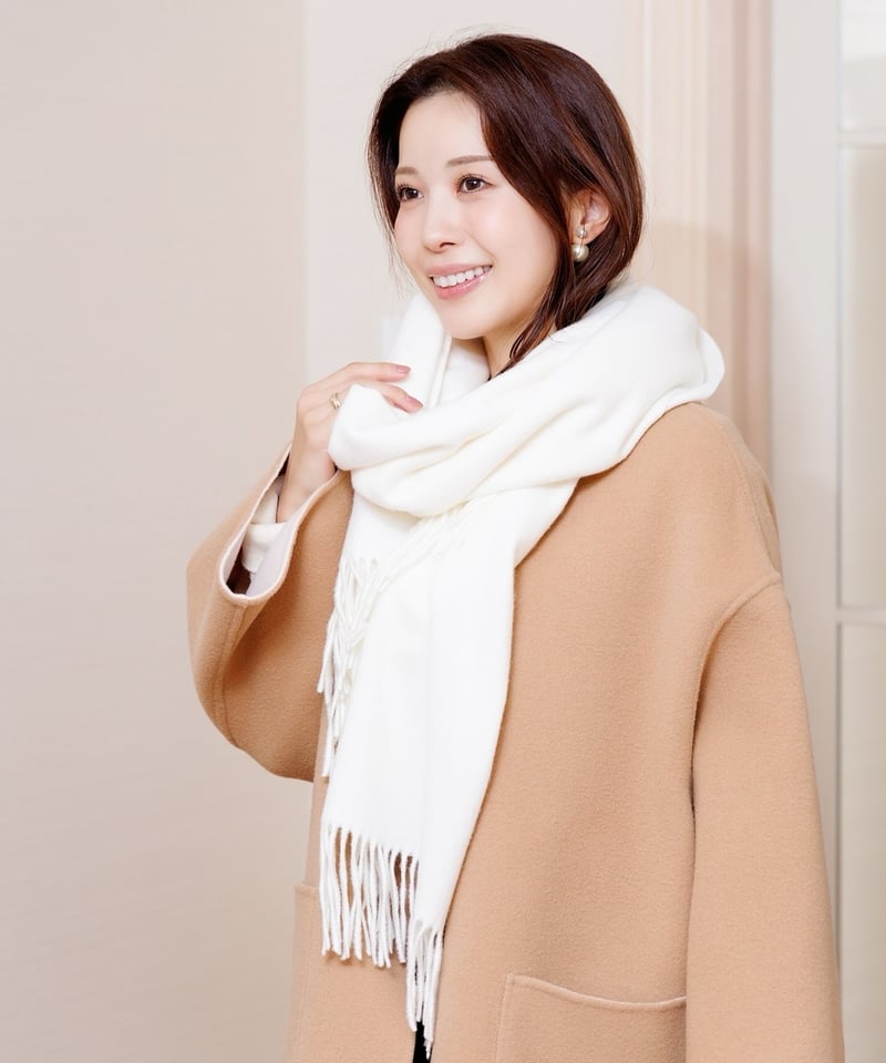 カシミヤ混大判ストール | HELLO BY FUMIO KANAGAWA